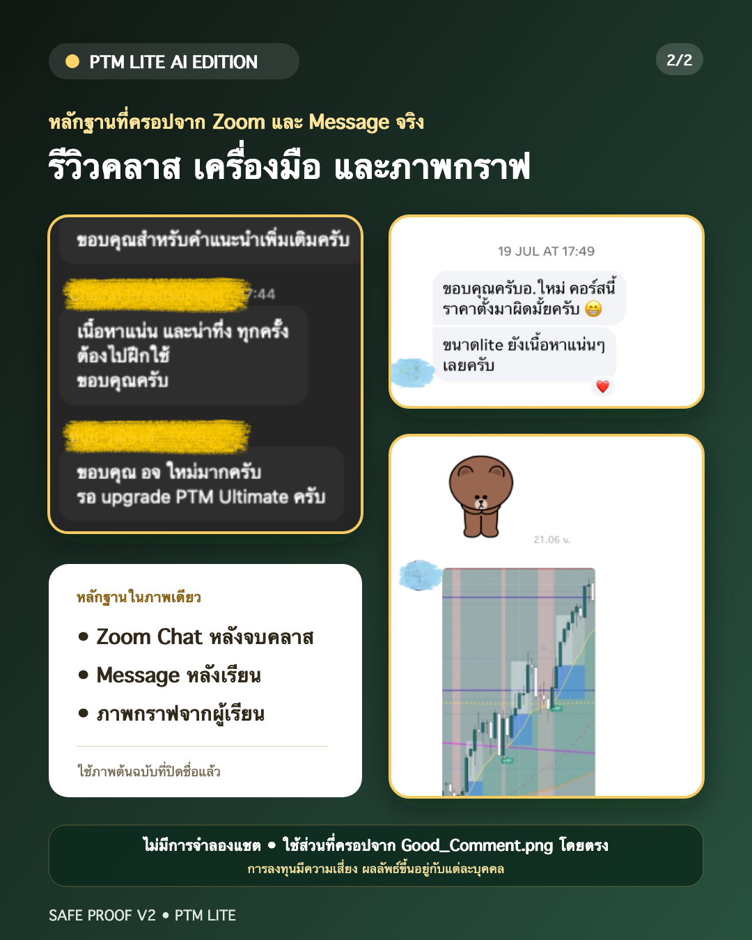 รีวิวจากผู้เรียน PTM Lite ชุดที่ 2