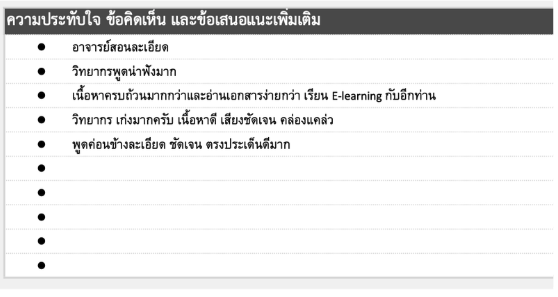 รีวิวผู้เรียน 5
